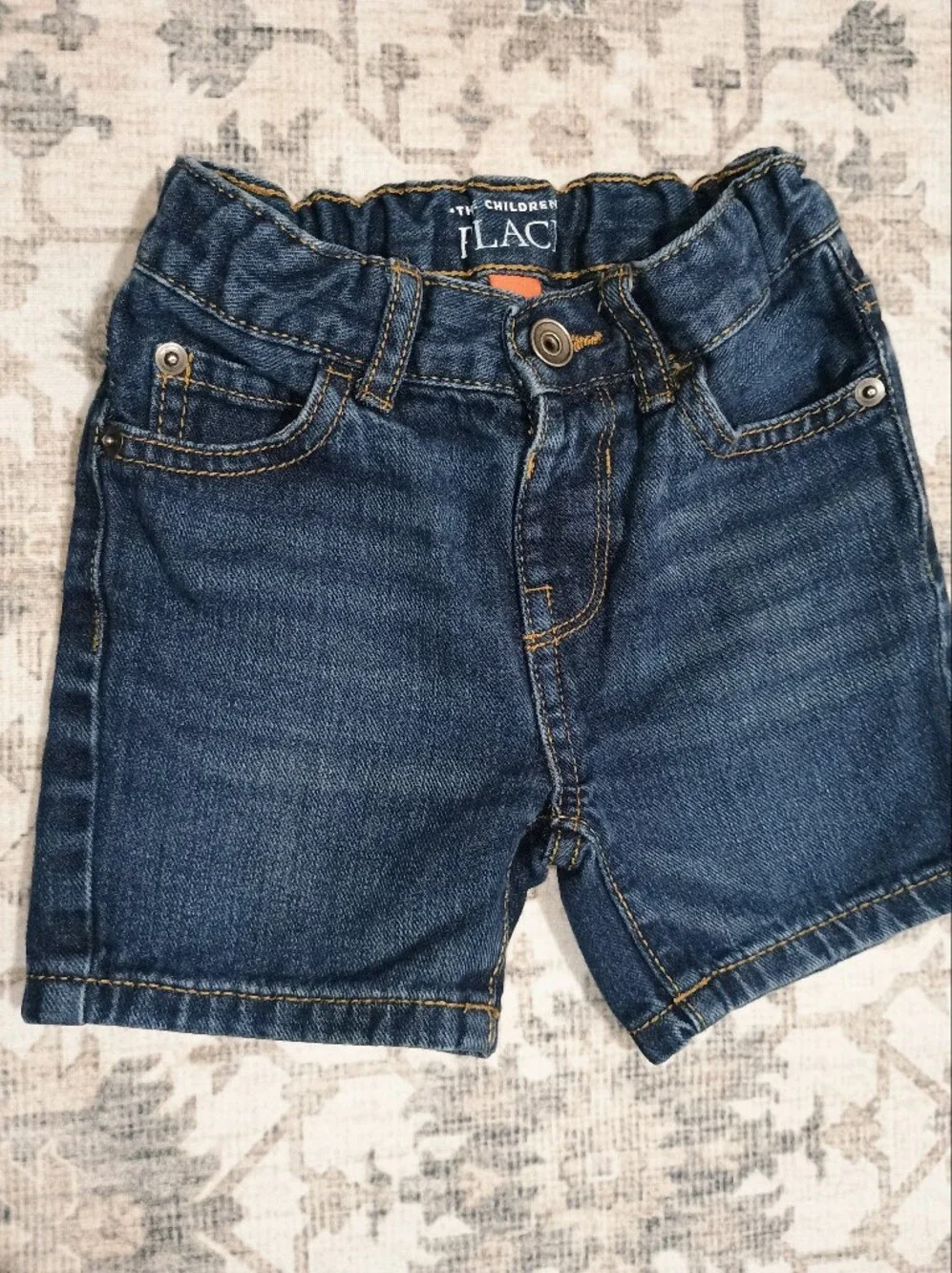 4/$15 Dark Wash Jean Short, 2T